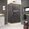 Душевой уголок Vegas Glass ZA-F Protec 120*70 03 07 стекло графит, профиль золото матовое, 120х70 см