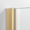 Душевой уголок Vegas Glass ZA-F Protec 100*80 03 07 стекло графит, профиль золото матовое, 100х80 см