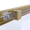 Душевой уголок Vegas Glass ZA-F Protec 100*80 03 01 стекло прозрачное, профиль золото матовое, 100х80 см