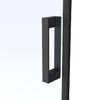 Душевой уголок Vegas Glass ZA-F Protec 100*80 02М 05 стекло бронза, профиль черный, 100х80 см