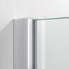Душевой уголок Vegas Glass ZA-F Protec 100*70 07 07 стекло графит, профиль матовый хром, 100х70 см