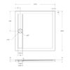 Акриловый поддон BelBagno TRAY-BB-DUE-A-100-4-W0