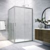 Душевой уголок Vegas Glass ZP+ZPV NOVO h2000 165*70 07 Moru стекло Moru, профиль матовый хром, 165х70 см