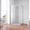 Душевой уголок Vegas Glass ZP+ZPV NOVO h2000 165*70 07 02 стекло шиншилла, профиль матовый хром, 165х70 см