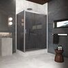 Душевой уголок Vegas Glass ZP+ZPV Protec 110*90 07 07 стекло графит, профиль матовый хром, 110х90 см