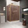 Душевой уголок Vegas Glass ZP+ZPV Protec 110*95 03 05 стекло бронза, профиль золото матовое, 110х95 см