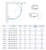 Душевой уголок Vegas Glass AFS-F LUX 120*90 08 01 R стекло прозрачное, профиль хром, 120х90 см