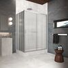 Душевой уголок Vegas Glass ZP+ZPV Protec h1900 130*70 07 Moru стекло Moru, профиль матовый хром, 130х70 см