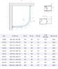 Душевой уголок Vegas Glass ZS-F NOVO h2000 110*100 01 02 стекло шиншилла, профиль белый, 110х100 см