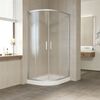 Душевой уголок Vegas Glass ZS-F NOVO h2000 120*80 07 02 стекло шиншилла, профиль матовый хром, 120х80 см