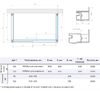 Душевой уголок Vegas Glass ZP-U NOVO h2000 120*90 07 Moru стекло Moru, профиль матовый хром, 120х90 см