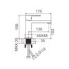 Смеситель для раковины BELZ B10613-7, черный