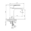 Смеситель для раковины Haiba HB10557-8, белый