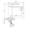 Смеситель для раковины Haiba HB10590-7, черный