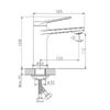 Смеситель для раковины Haiba HB10572, хром