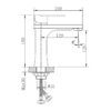 Смеситель для раковины Haiba HB10807, сатин