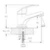 Смеситель для раковины Haiba HB1036, хром