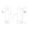 Смеситель для раковины Haiba HB10813-3, графит