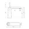Смеситель для раковины Haiba HB10812-7, черный