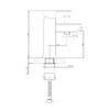 Смеситель для раковины с гигиеническим душем Haiba HB12801, сталь