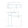 Смеситель для раковины Haiba HB10803-7, черный