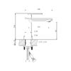 Смеситель для раковины Haiba HB10639-7, черный