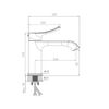 Смеситель для раковины HB10553-5, матовое золото