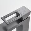 Смеситель для раковины Raffine F0196T, оружейная сталь