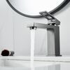 Смеситель для раковины Raffine F0196T, оружейная сталь