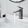 Смеситель для раковины Raffine F0196T, оружейная сталь