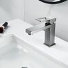Смеситель для раковины Raffine F0196T, оружейная сталь