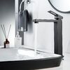 Смеситель для раковины высокий  Raffine F1196H, черный