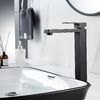 Смеситель для раковины высокий  Raffine F1196H, черный