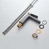 Смеситель для раковины Raffine F0199T, оружейная сталь