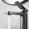 Смеситель для раковины Raffine F0199T, оружейная сталь