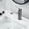 Смеситель для раковины Raffine F0199T, оружейная сталь