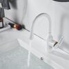 Смеситель для раковины Raffine F101C, белый