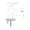 Смеситель для раковины многофункциональный Raffine F281H, черный