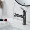 Смеситель для раковины многофункциональный Raffine F281T, оружейная сталь