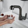Смеситель для раковины многофункциональный Raffine F291T, оружейная сталь