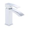 Смеситель для раковины Rose R15F R1501F, белый/хром