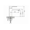Смеситель для раковины Rose R10H R1001H-1, черный