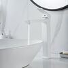 Смеситель для раковины высокий Rose R18C R1811C-1, белый