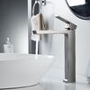 Смеситель для раковины высокий Rose R18T R1811T-1, оружейная сталь