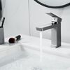 Смеситель для раковины Rose R1801T-1, оружейная сталь