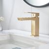 Смеситель для раковины Rose R1801G-1, матовое золото
