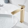Смеситель для раковины высокий Rose R1811G-1, матовое золото