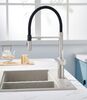 Смеситель для кухни с подключением фильтра воды Rose R358L, сатин
