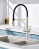 Смеситель для кухни с подключением фильтра воды Rose R358L, сатин