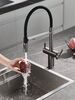 Смеситель для кухни с подключением фильтра воды Rose R358T, оружейная сталь